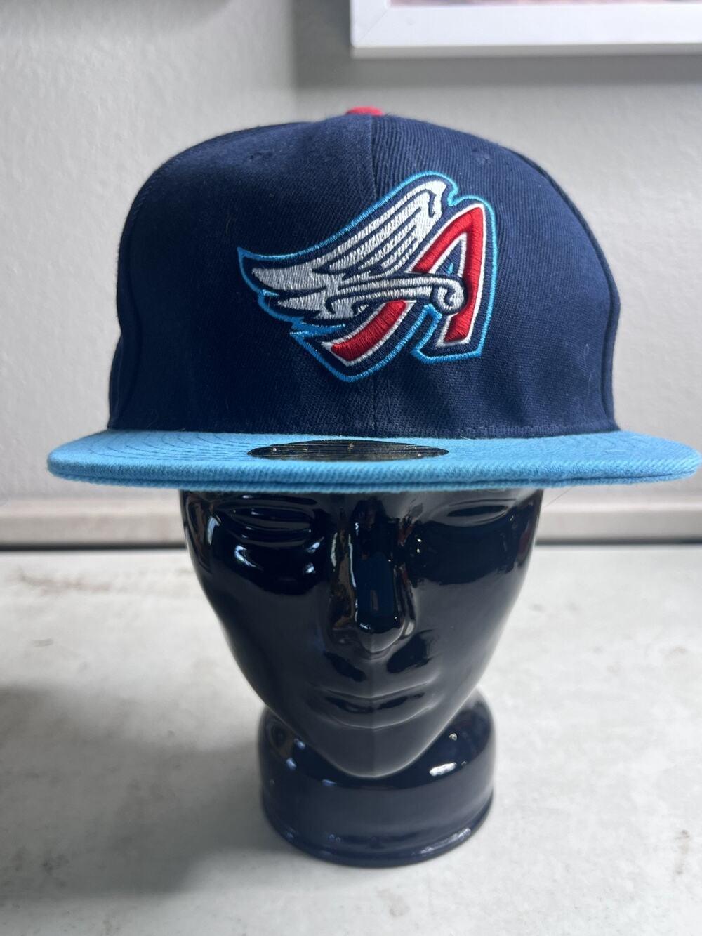 New Era Los Angeles Angel Anaheim 59Fifty Size 7 1/2 Cooperstown Wool Fitted Hat